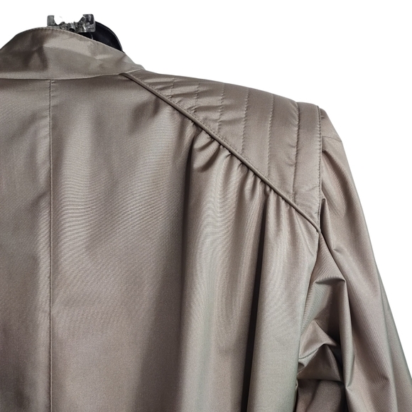 Weather Wise by Betsy B. Women's Size 9/10 Trench Coat Tan/Brown Button Belt - Picture 6 of 11